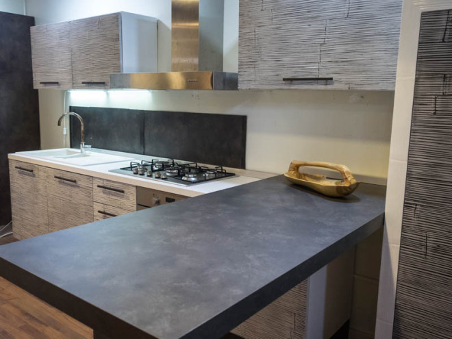 cucina in crash bambu