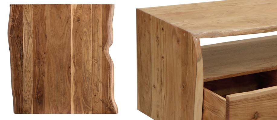 mobili in legno naturale