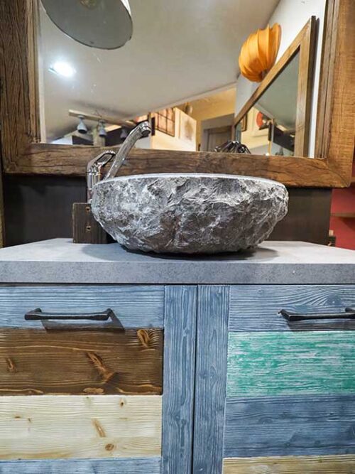 mobile bagno legno riciclato