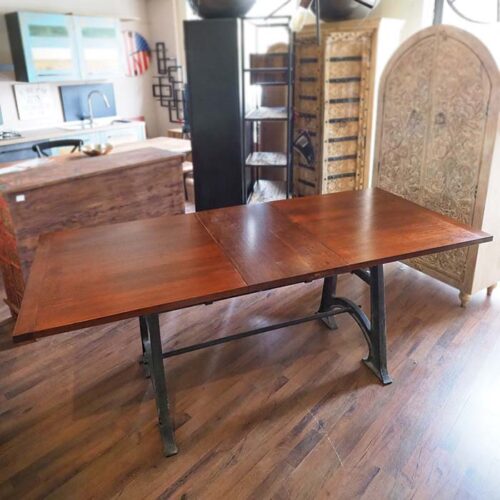 tavolo allungabile legno ghisa