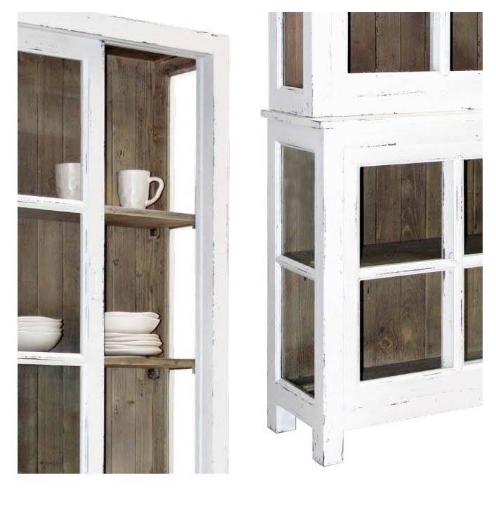 Piattaia libreria shabby chic - in vendita on line a prezzo outlet