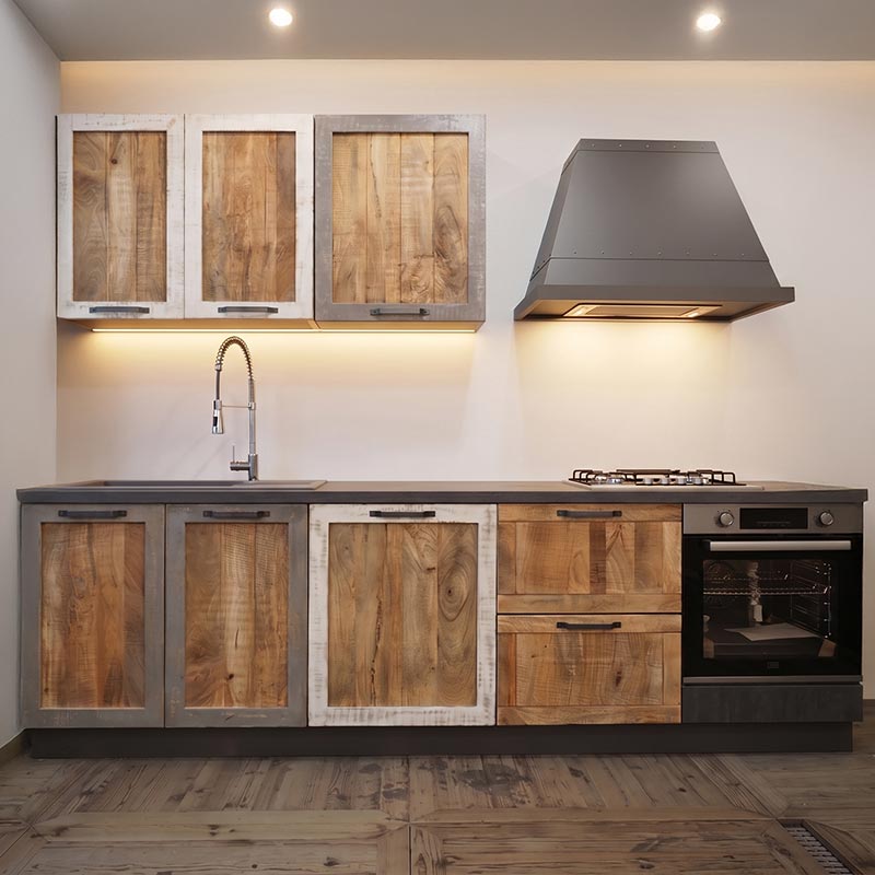 cucina legno vintage