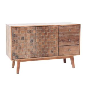 credenza intarsiata etnica