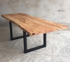 Tavolo legno naturale allungabile