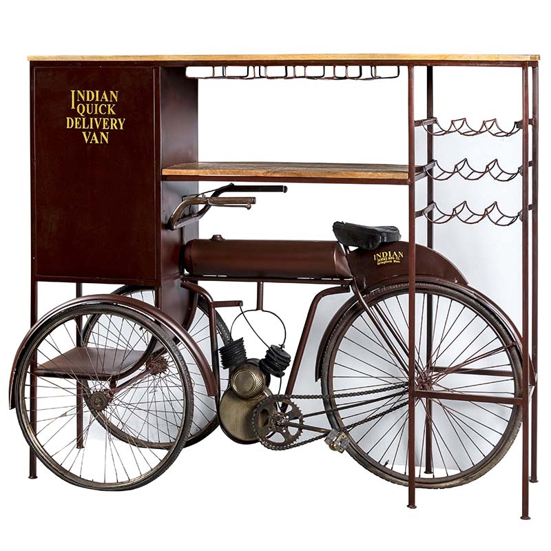 Mobile bar bicicletta moto vintage - originale a prezzo outlet