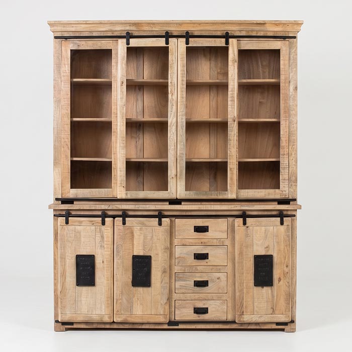 Credenza Doppio Corpo Industrial massello