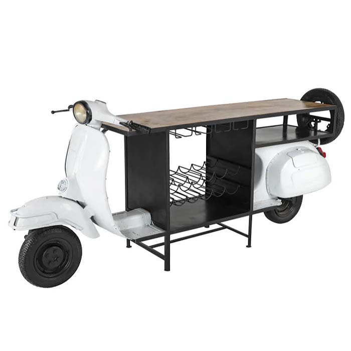 mobile vespa bar vintage
