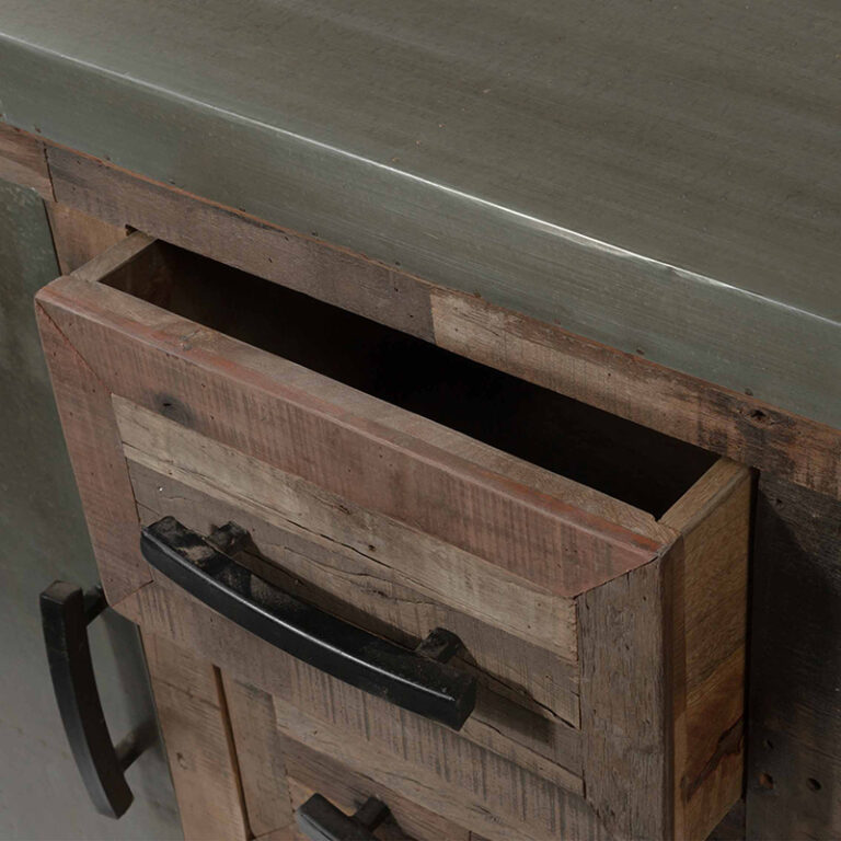 Credenza industrial etnica 2 ante vendita on line prezzo outlet