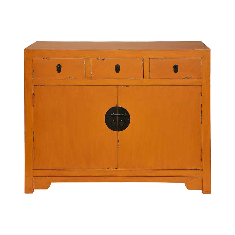 credenza etnica arancio
