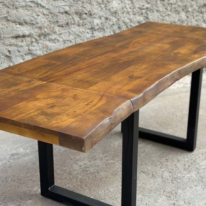 Tavolo allungabile Sheesham Massello - immagine 3