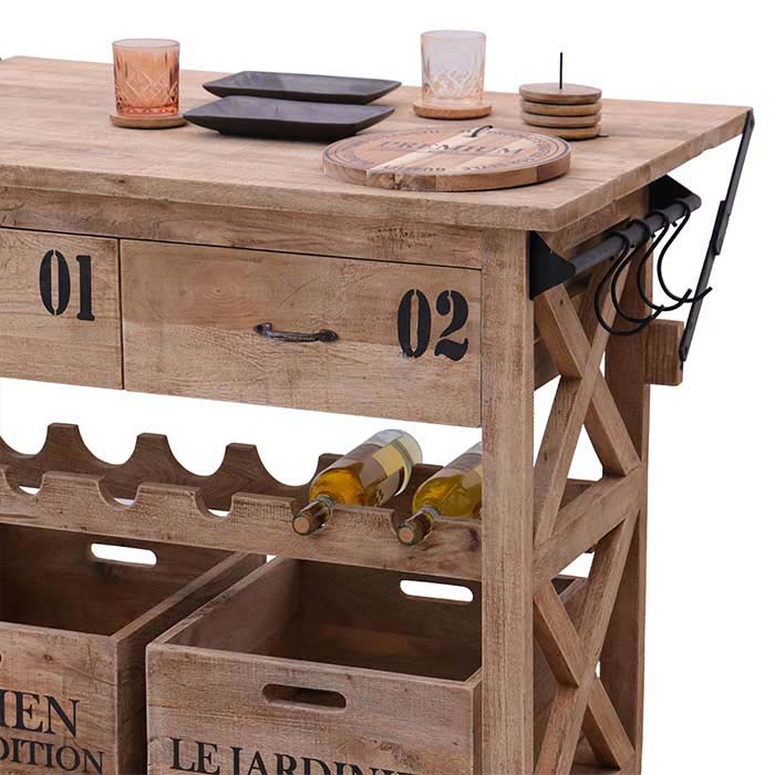 carrello cucina bancone vintage