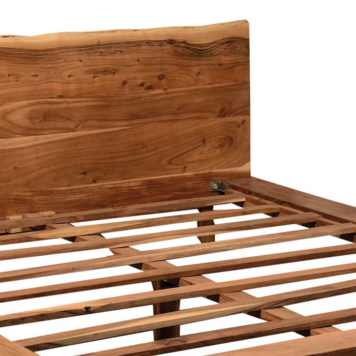 Letto in legno massello completo di testiera e doghe - nuovimondi