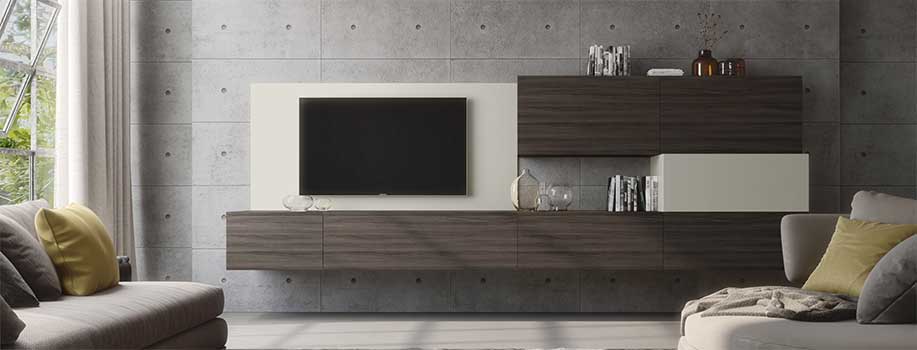 offerta parete attrezzata moderna