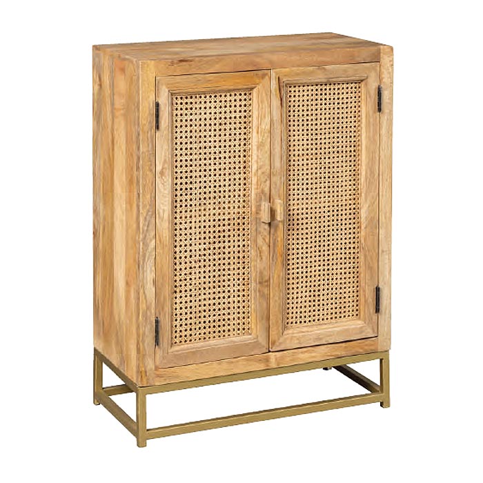 armadietto paglia legno