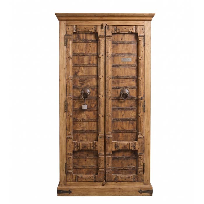 Armadio legno massiccio stile coloniale