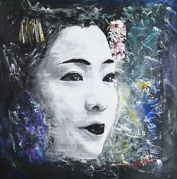 geisha dipinto
