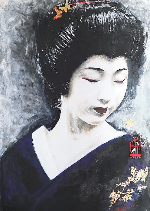 geisha dipinto 3