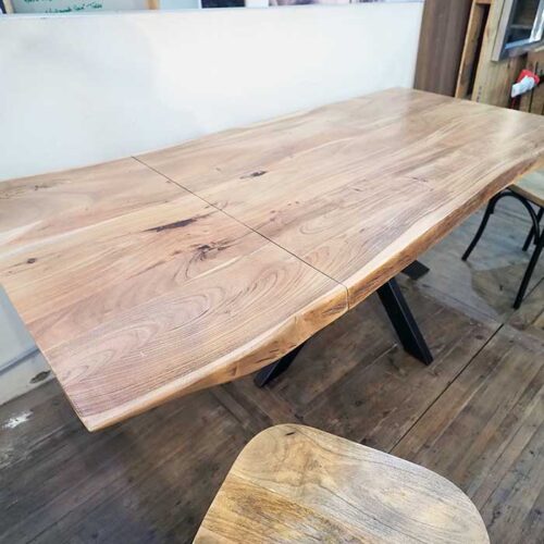 tavolo allungabile sagoma legno