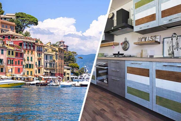 cucina per la casa al mare