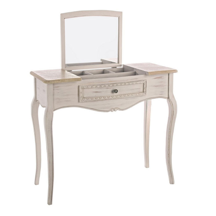 consolle bianca stile francese