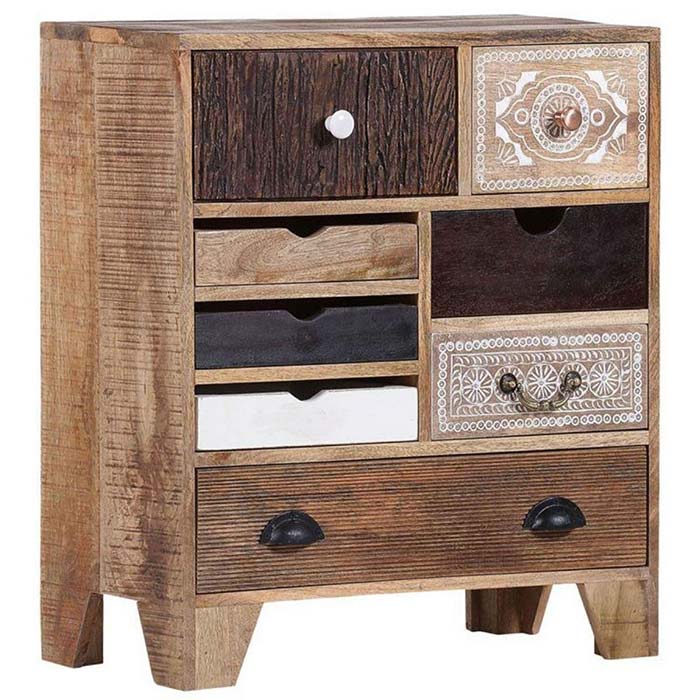 mobile cassettiera teak massello