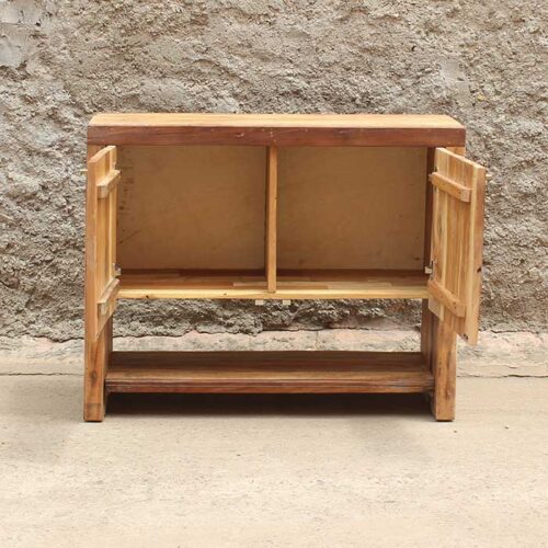 credenza rovere massello 2 ante