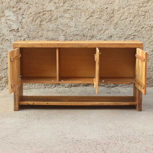 credenza rovere massello 3 ante