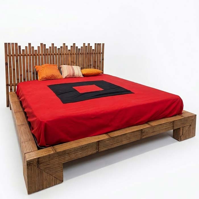 Letto Matrimoniale Etnico Crash Bambù Infinity