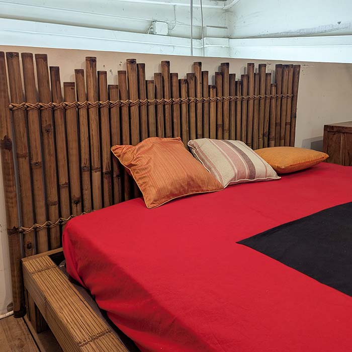 letto matrimoniale in bambù
