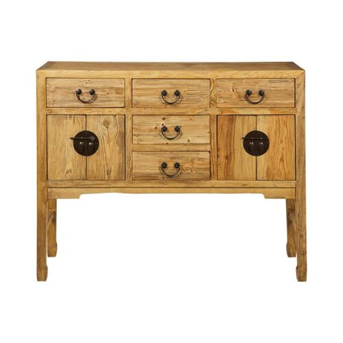 consolle cinese legno naturale