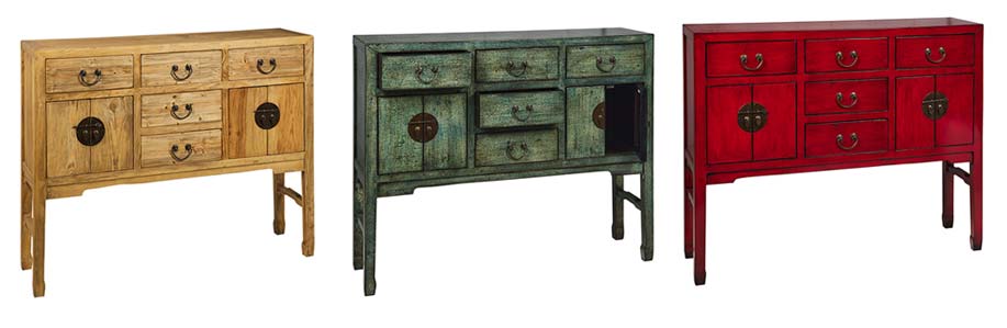 mobili consolle cinesi orientali