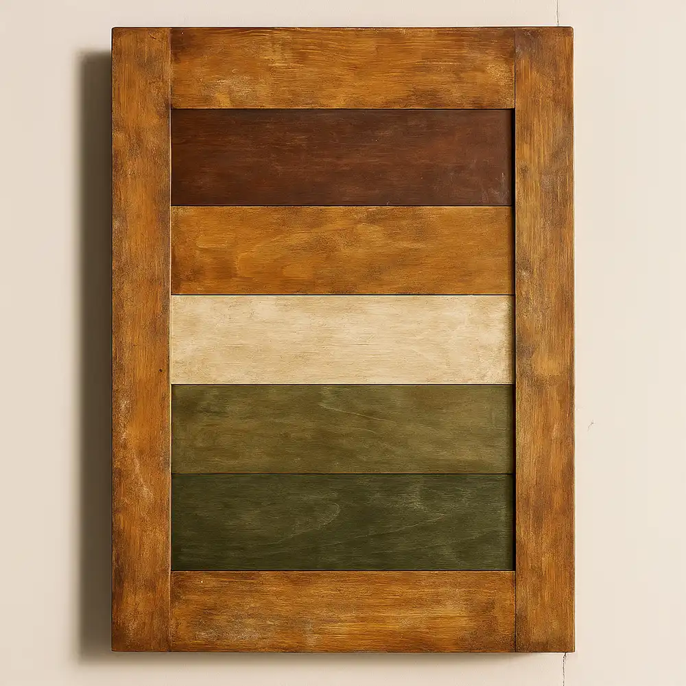 anta cucina legno massello colorata