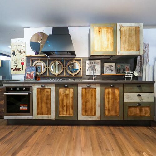 cucina country legno unica