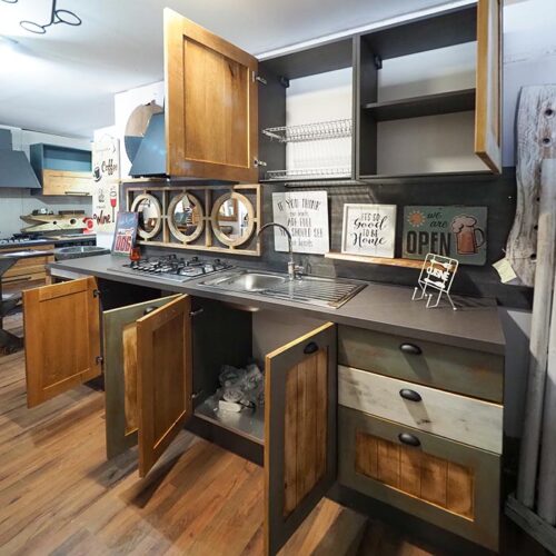 cucina stile rustico country