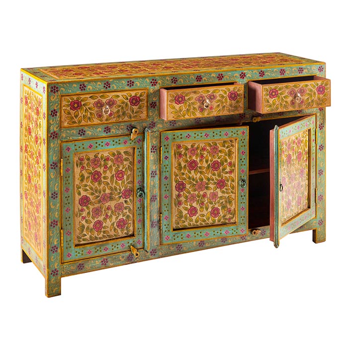 Credenza dipinta a mano