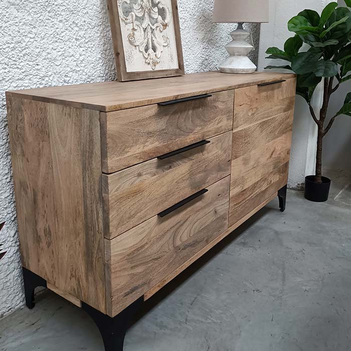 Comò Cassettiera legno 140 cm