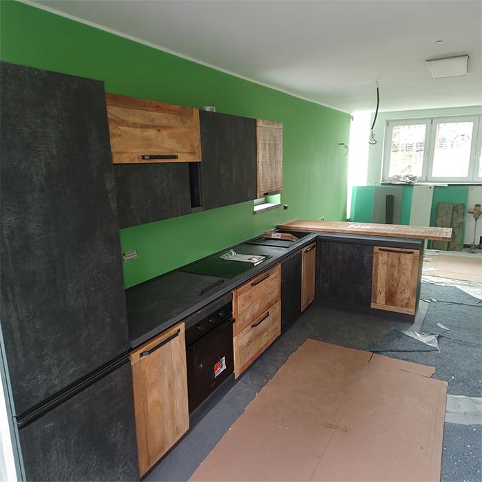 cucina angolare su misura