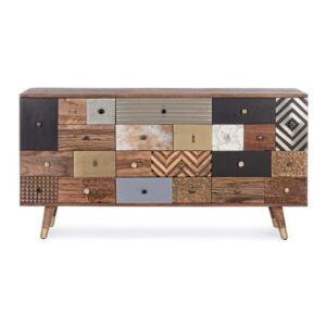 Credenza Etnica Vintage Legno massello 150 cm