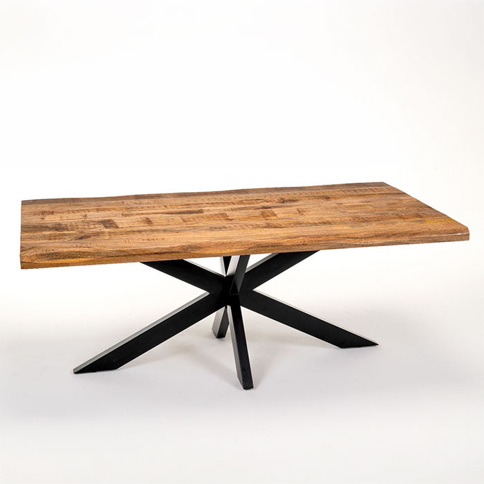 tavolo allungabile legno e ferro