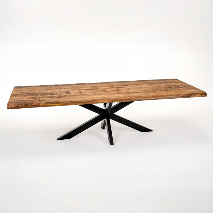 tavolo allungabile legno e ferro