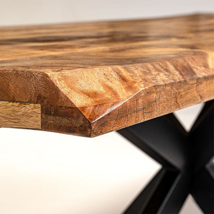 tavolo allungabile legno e ferro
