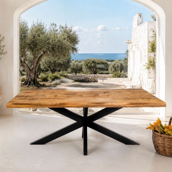 tavolo allungabile legno ferro