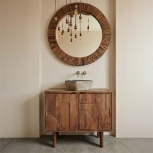 mobile bagno vintage retrò legno