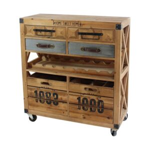 mobile carrello bar industrial