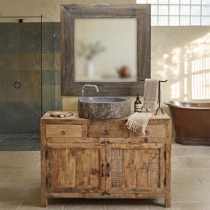 Mobile Bagno Etnico Materico