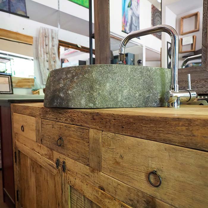Mobile Bagno Etnico in Legno Riciclato