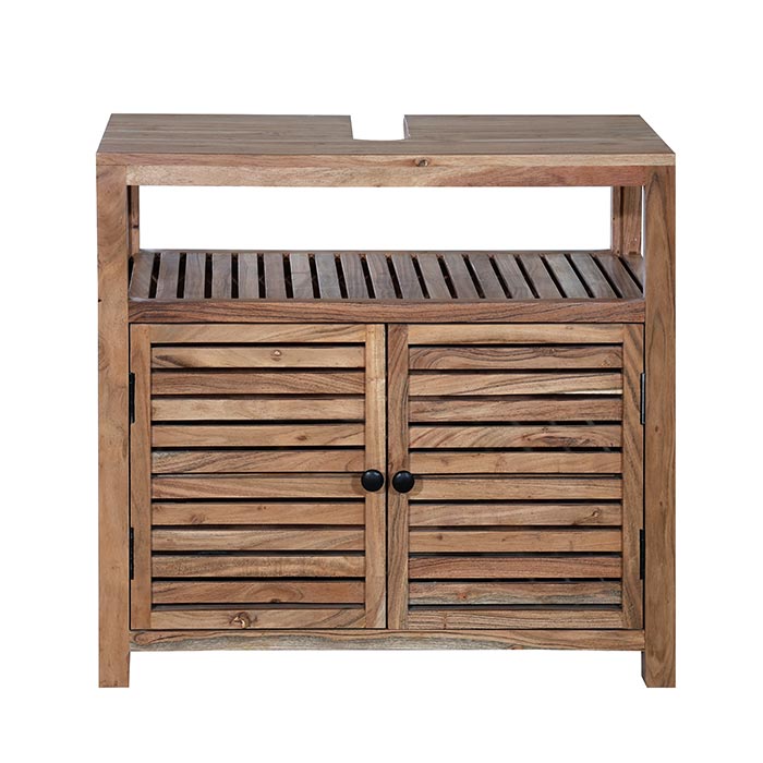 base lavello bagno in legno