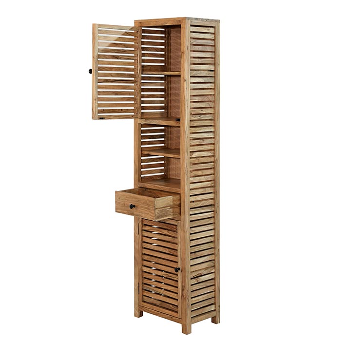 colonna bagno in legno