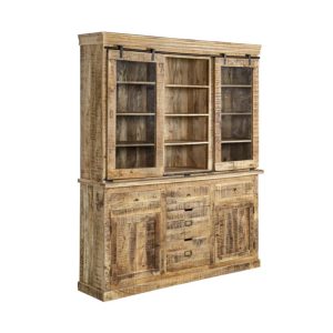 credenza vetrina doppio corpo victoria