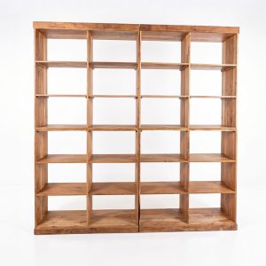libreria teak massello 240 cm